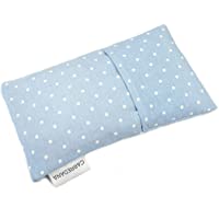 Los mejores  - Saco térmico anti-cólicos bebé de semillas de trigo y lavanda.23 x 12cm (Azul topos)